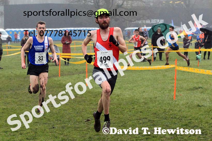 Senior Mens 2023 Northern Cross Country Champs., Witton Park, Blackburn. Photo: David T. Hewitson/Sports for All Pics